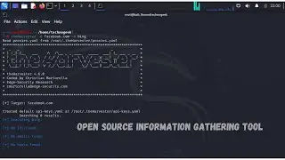 How to Access IP Address With Reconnaissance OSINT Tool- The Harvester