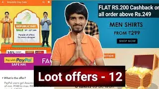 Rs.200 Free Shopping Offer For All !! RS.400 Paypal Cashback !! Flipkart New Sale !! Paytm Offer