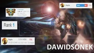 DAWIDSONEK Kayle Mid vs Xerath | ON MASTER TIER EUW SMURF