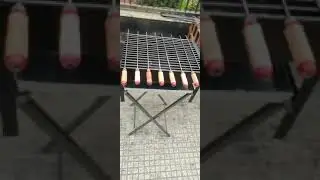 Stainless steel skewers and barbeque for sale 7975828852