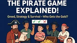 Pirate game in game theory | Game theory | part 2 |Economics  #economics #gametheory 