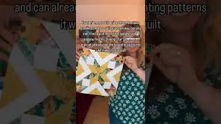 Shining Star Quilt Block looks complicated to make, but it&rsquo;s so quick and easy!  #quilting #quilt