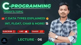 Data Types in C || C language for beginners