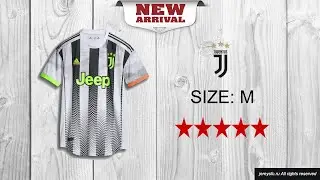 Juventus Palace X Fourth Jersey Unboxing + Review from jerseysfcsoccershop.com