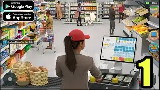 Retail Store Market Simulator Gameplay Walkthrough Part 1 ( ios, Android )