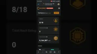 How To Delegate CORE on MetaMask