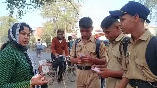 Campaign to avoid plastic-polythene campfire in winter & in earthen stove-suchetahambir singh