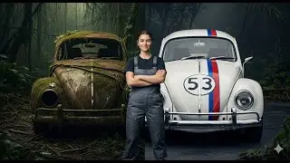 ASMR Car Restoration | 1963 Volkswagen Beetle Herbie (Back to Race) Full Showroom Rebuild