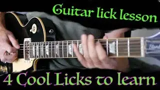 Guitar Lesson - Lick ideas over my Bm Smooth Blues Rock Backing Track
