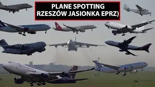 EPRZ Rzeszow Jasionka Airport Plane Spotting |B747,C17,A400,767,An-124|