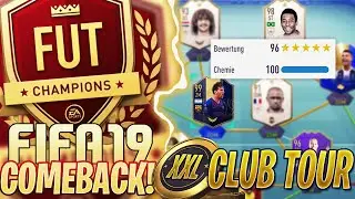 FIFA 19 WEEKEND LEAGUE COMEBACK😱 + XXL CLUB TOUR (196 TEAM)🔥 | MEIN BESTES FIFA TEAM😍