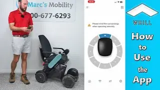 How to Use the Whill C2 App - Connect and Drive your Powerchair Through your Phone!
