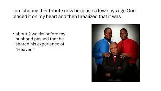TRIBUTE: Dr. Conroy Broomfield Th. D.