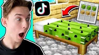 VILDE TikTok Hacks i Minecraft!!