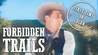 Forbidden Trails | COLORIZED | Buck Jones | Full Western Movie