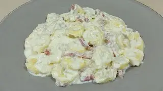 👆 PASTA TORTELLINI DE CARNE EN SALSA CREMOSA 👌 // BEATRIZ COCINA