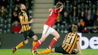 Another angle of Dowell's hat-trick