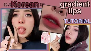 Labios con degradado coreano || Korean gradient lips || Easy cosplay 🕹🎮