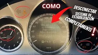 Desactivación completa EBV/ESP/ABS (Test de Rodillos) Mercedes-Benz 207/212/204