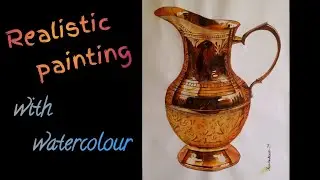 Realistic painting tutorial ~2 /how to draw realistic painting with watercolour step by step🎨🖌