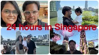 24 Hours in Singapore |Avneet Mishra | Marina Bay|Gardens by the bay| Merlion