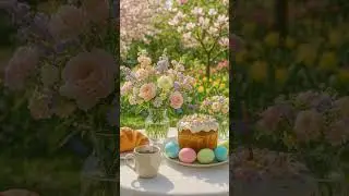 Peaceful Easter Morning Ambience | He Is Risen #easterambience #springambience #birdschirping #relax