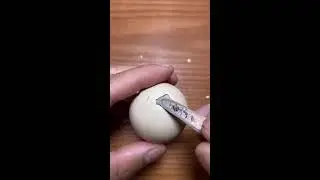 Raw Egg Peeling In LIVE