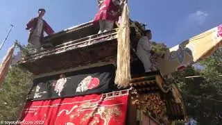 挙母まつり 本楽 曳き込み (1) 2022年
