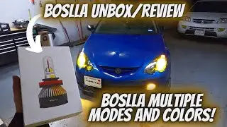 THE COOLEST LED HEADLIGHT BULBS ON THE MARKET| BOSLLA UNBOX/REVIEW
