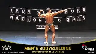 Men's Bodybuilding Masters - (International Championship) at the IFBB Singapore Nationals 2018