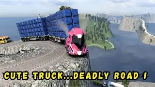 LIVE ETS 2 | Slow Trucking on Extreme Mountain Road &ndash; Can This Cute Truck Survive the Overload?