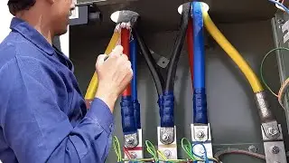 Step-by-Step: 300mm Cable Termination in Electrical Panels | LV Cable Termination | MM Asif