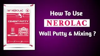 How to use Nerolac wall putty & mixing / putty kaise karte hai#Hindi #Nerolacputty
