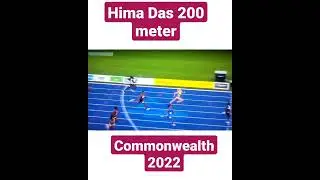 Hima Das 200 meter 2nd hits #commonwealthgames2022 #sports #himadas