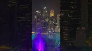 Singapore's Amazing Water Show Symphony of Light and Sound🌟 #singaporeattractions  #wonderfull