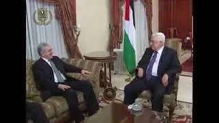 President Abbas Receives the Leader of the Egyptian Popular Current Hamdeen Sabahi