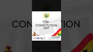 Happy Constitution Day 🇬🇭Celebrating the foundation of our democracy, justice, and freedom.