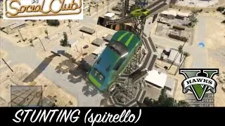 GTA 5 Custom Race 'STUNTING (spirello)' (with Easy, OUCH n Blaze)