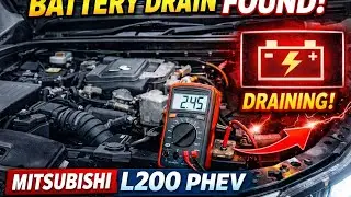 Mitsubishi L200 PHEV Battery Drain Fix | Parasitic Draw Killing 12V Battery
