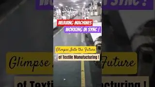 Nonstop Fabric Production - Watch These High-Speed Weaving Machines in Action!