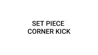 LATIHAN SET PIECE CORNER KICK & KICK IN FUTSAL