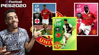 MANCHESTER UNITED PAST & PRESENT SQUAD BUILDER pes mobile 2020