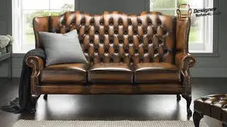 Gold Chesterfield High Back Sofa | Designer Sofas 4U