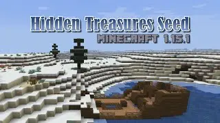 Minecraft 1.15.1 Seed: Ship in a Snowy Biome and Hidden Treasures