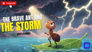 Храбрый муравей и буря 🐜🌧️ | Моральная история для детей |