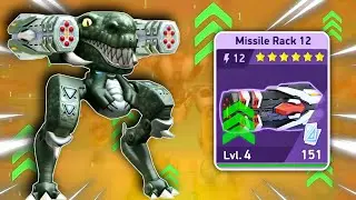 Zephyr With Missile Rack 12 🔥 | Missile Rack 12 Unlock - Mech Arena