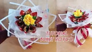 Tutorial buket Royco II Round Bouquet Royco || how to make round Bouquet 