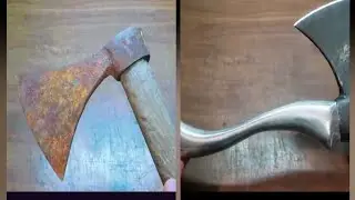 Restoring axe and testing it too!!!