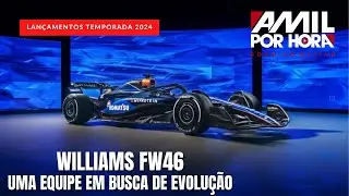#F1 #Lan&ccedil;amentos2024 | LIVERY DO FW46, O NOVO CARRO DA WILLIAMS EM BUSCA DE ESTABILIDADE NA F1