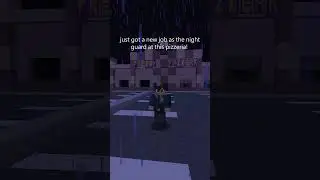 I got a new job as a night guard!